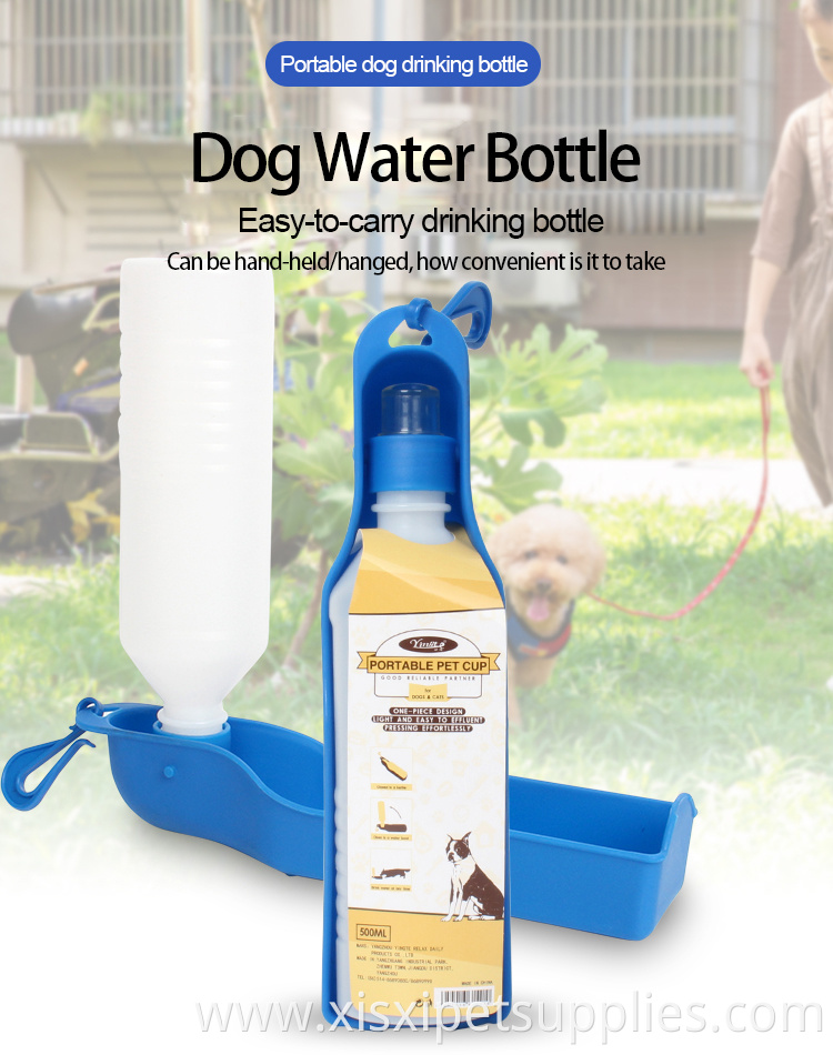 Factory Wholesale Cheap Portable Pet Water Cup Foldable Dog Water Bottle